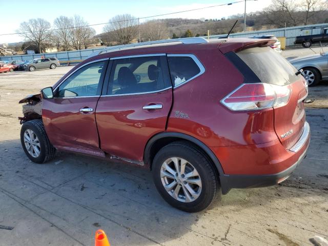 5N1AT2MTXEC779131 - 2014 NISSAN ROGUE S BURGUNDY photo 2