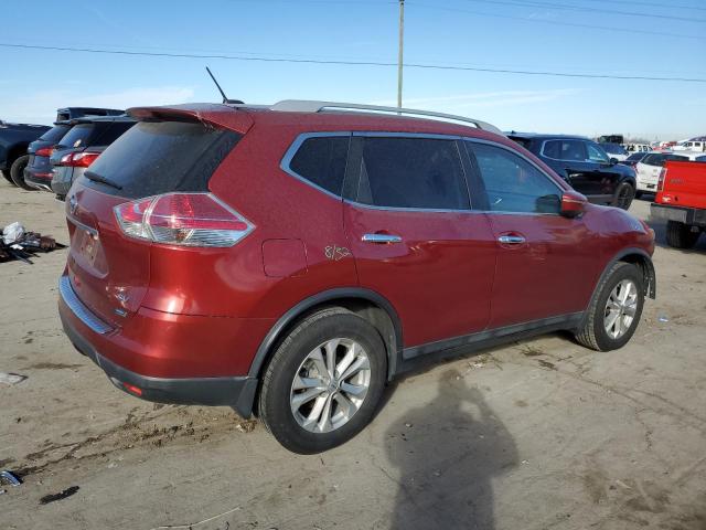 5N1AT2MTXEC779131 - 2014 NISSAN ROGUE S BURGUNDY photo 3