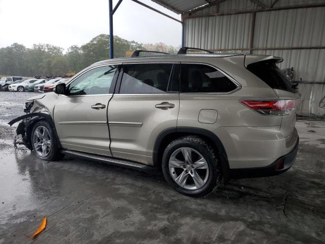 5TDDKRFH6FS104723 - 2015 TOYOTA HIGHLANDER LIMITED TAN photo 2