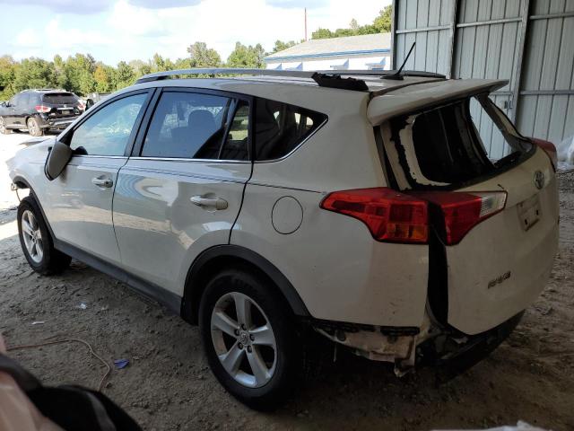 2T3WFREV4EW097997 - 2014 TOYOTA RAV4 XLE WHITE photo 2