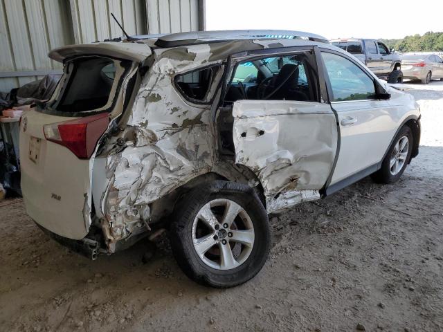 2T3WFREV4EW097997 - 2014 TOYOTA RAV4 XLE WHITE photo 3