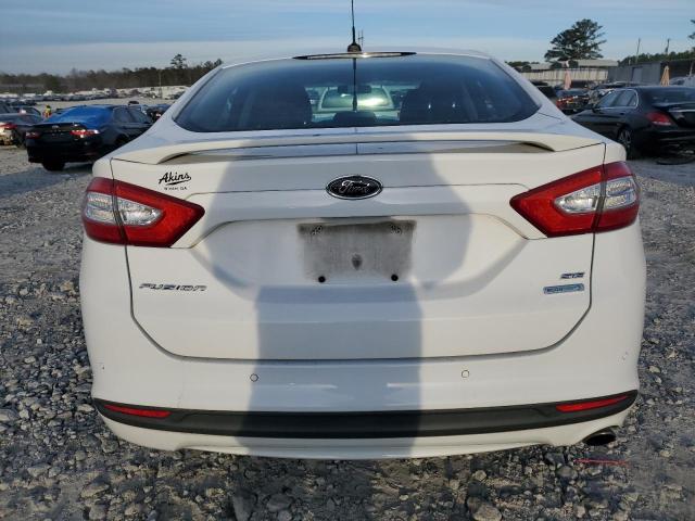 3FA6P0HR6DR174367 - 2013 FORD FUSION SE WHITE photo 6