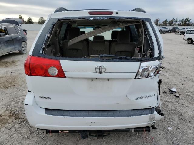 5TDKK4CC2AS289297 - 2010 TOYOTA SIENNA CE WHITE photo 6