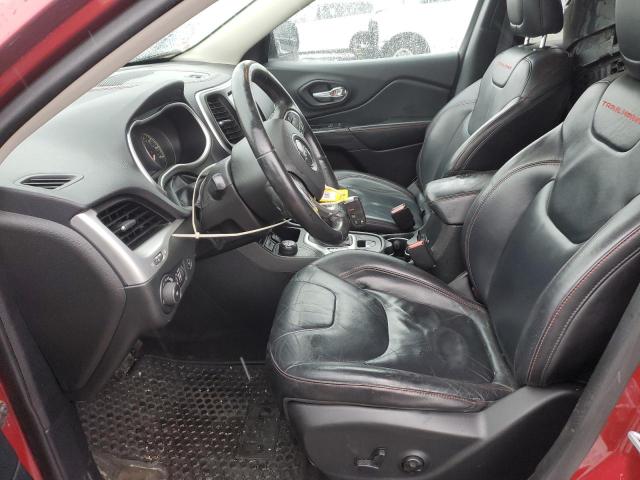 1C4PJMBS8EW203076 - 2014 JEEP CHEROKEE TRAILHAWK RED photo 7