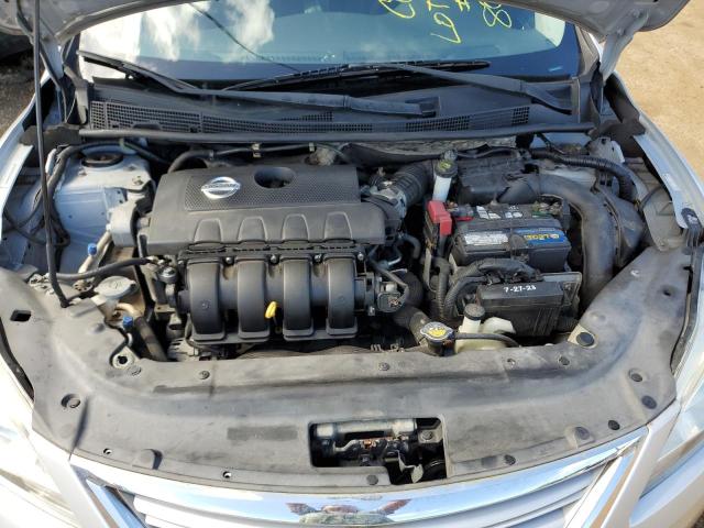 3N1AB7AP5DL656161 - 2013 NISSAN SENTRA S SILVER photo 11