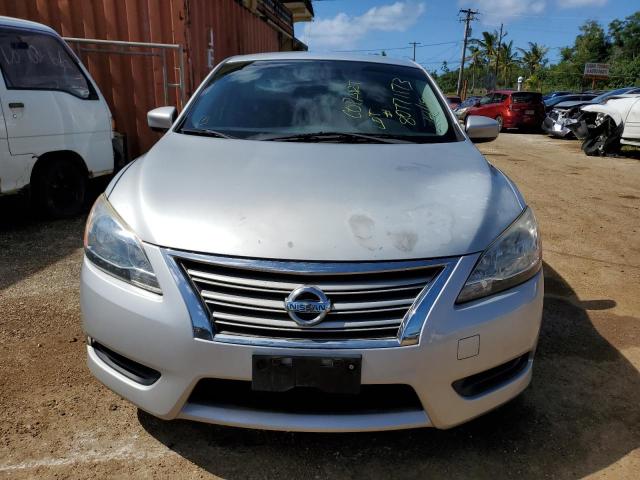 3N1AB7AP5DL656161 - 2013 NISSAN SENTRA S SILVER photo 5