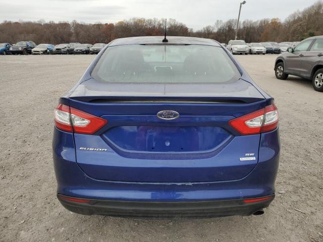 3FA6P0HD5ER154259 - 2014 FORD FUSION SE BLUE photo 6