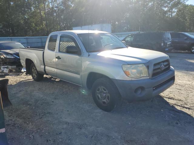 5TETX22N97Z393200 - 2007 TOYOTA TACOMA ACCESS CAB SILVER photo 4