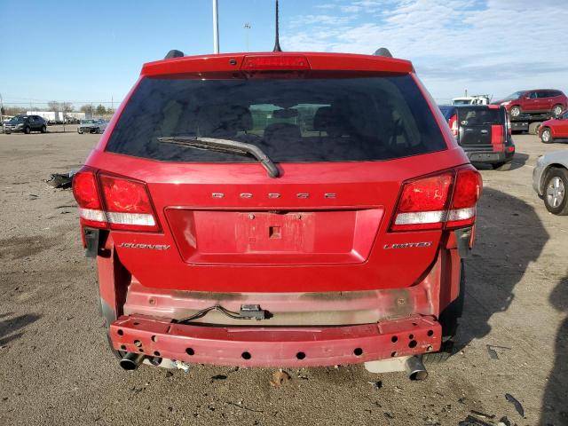 3C4PDCDG0ET186712 - 2014 DODGE JOURNEY LIMITED RED photo 6