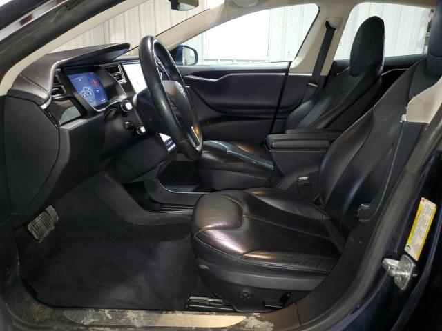 5YJSA1H1XFFP78695 - 2015 TESLA MODEL S 85 BLUE photo 7