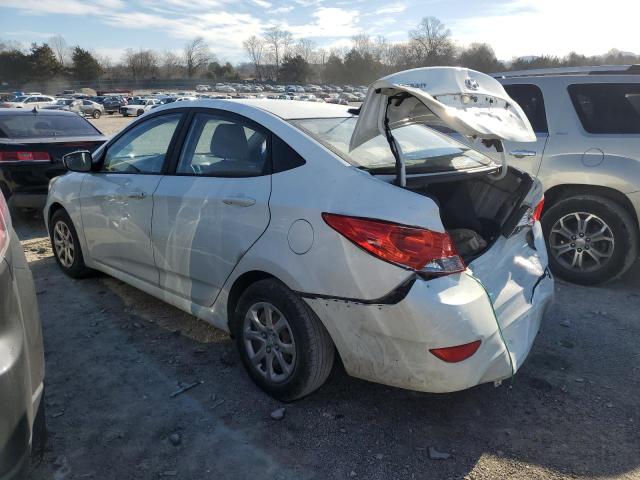 KMHCT4AE1EU646262 - 2014 HYUNDAI ACCENT GLS WHITE photo 2