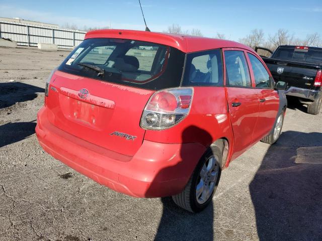 2T1KR32E17C663988 - 2007 TOYOTA COROLLA MA XR RED photo 3