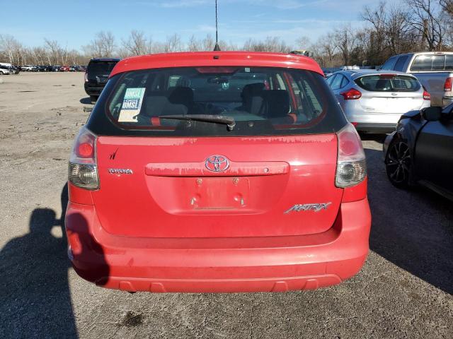 2T1KR32E17C663988 - 2007 TOYOTA COROLLA MA XR RED photo 6