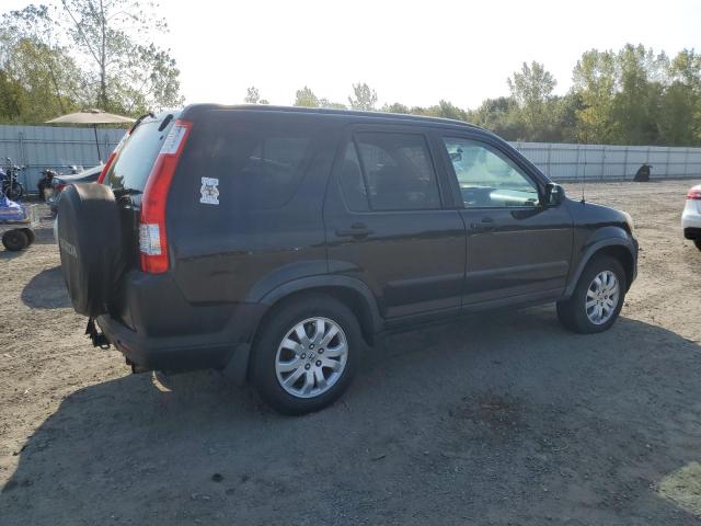 SHSRD78856U402453 - 2006 HONDA CR-V EX BLACK photo 3