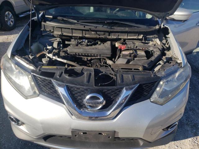 5N1AT2MV6FC922322 - 2015 NISSAN ROGUE S SILVER photo 12