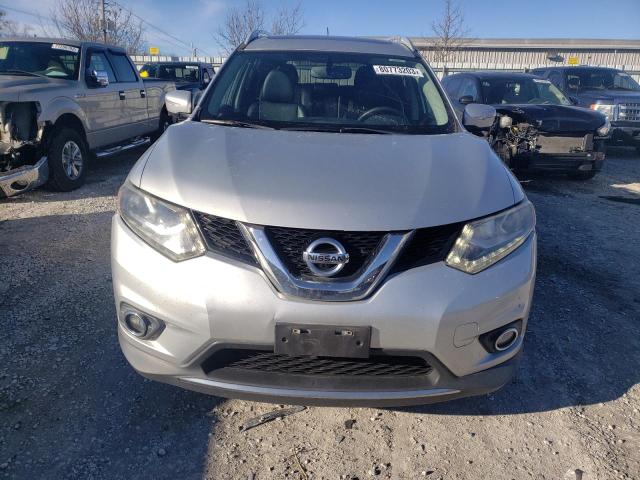 5N1AT2MV6FC922322 - 2015 NISSAN ROGUE S SILVER photo 5