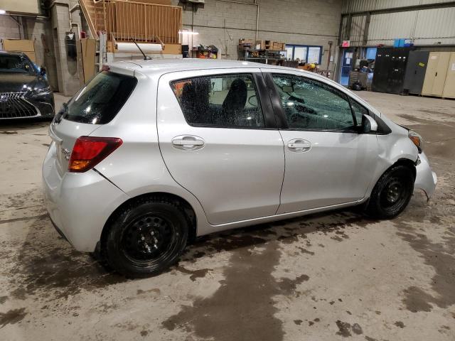 VNKKTUD36FA052173 - 2015 TOYOTA YARIS SILVER photo 3