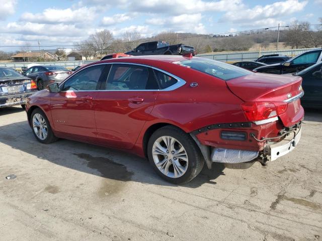 2G1115SLXE9262135 - 2014 CHEVROLET IMPALA LT BURGUNDY photo 2