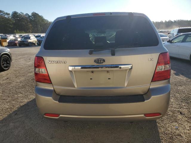 KNDJD735685771005 - 2008 KIA SORENTO EX BEIGE photo 6