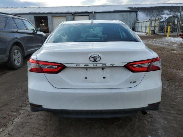 4T1B11HK1KU771057 - 2019 TOYOTA CAMRY L WHITE photo 6