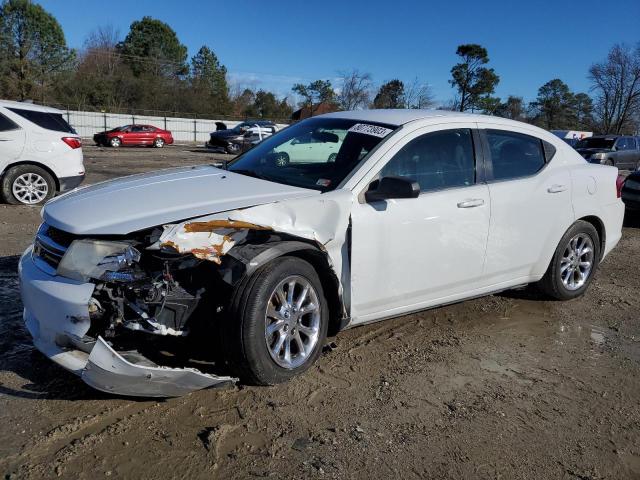 1C3CDZAB5DN567002 - 2013 DODGE AVENGER SE WHITE photo 1