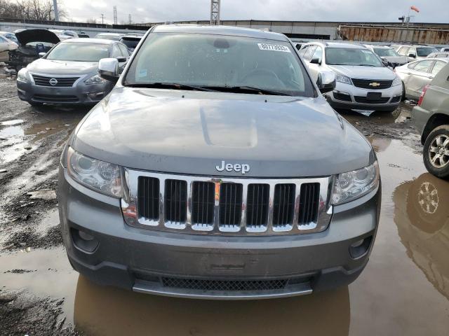 1C4RJFBG1CC324255 - 2012 JEEP GRAND CHER LIMITED GRAY photo 5