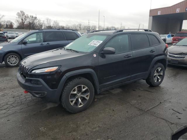 1C4PJMBB5HW513061 - 2017 JEEP CHEROKEE TRAILHAWK BLACK photo 1