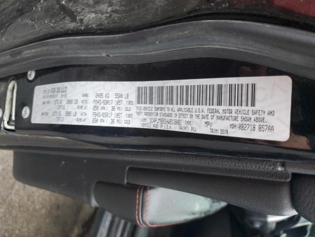 1C4PJMBB5HW513061 - 2017 JEEP CHEROKEE TRAILHAWK BLACK photo 13