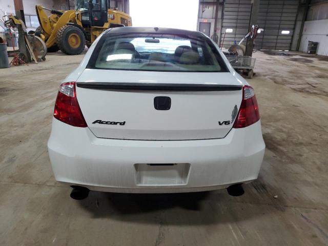 1HGCS22859A002177 - 2009 HONDA ACCORD EXL WHITE photo 6