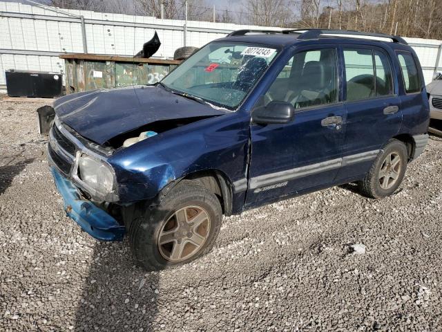 2CNBJ134446902850 - 2004 CHEVROLET TRACKER BLUE photo 1