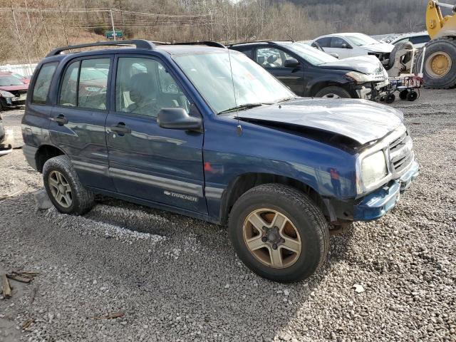 2CNBJ134446902850 - 2004 CHEVROLET TRACKER BLUE photo 4