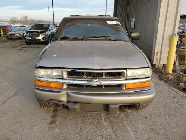 1GNDT13W52K105078 - 2002 CHEVROLET BLAZER TAN photo 5