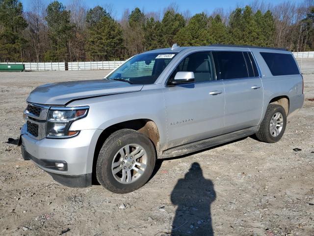 1GNSKJKC3FR689205 - 2015 CHEVROLET SUBURBAN K1500 LT SILVER photo 1