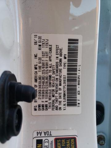 5J6RM4H77FL086557 - 2015 HONDA CR-V EXL WHITE photo 13