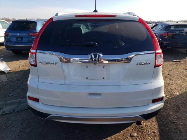 5J6RM4H77FL086557 - 2015 HONDA CR-V EXL WHITE photo 6