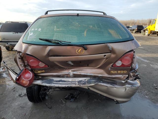 JT6HF10U4X0067244 - 1999 LEXUS RX 300 TAN photo 6