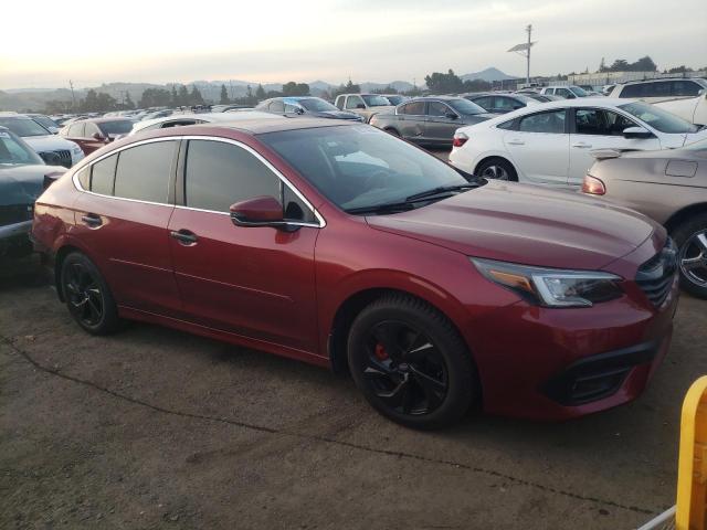 4S3BWAC61L3021407 - 2020 SUBARU LEGACY PREMIUM BURGUNDY photo 4