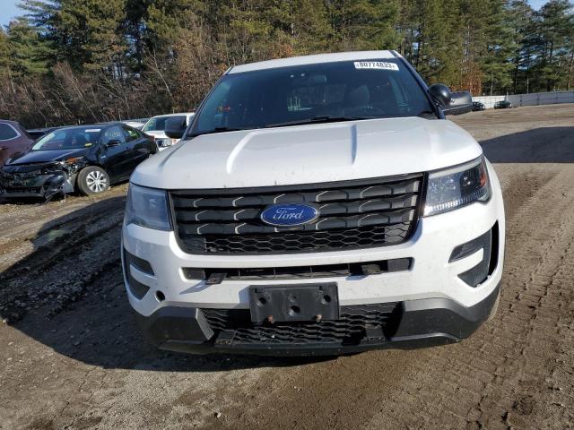 1FM5K8AR1JGA32200 - 2018 FORD EXPLORER POLICE INTERCEPTOR WHITE photo 5