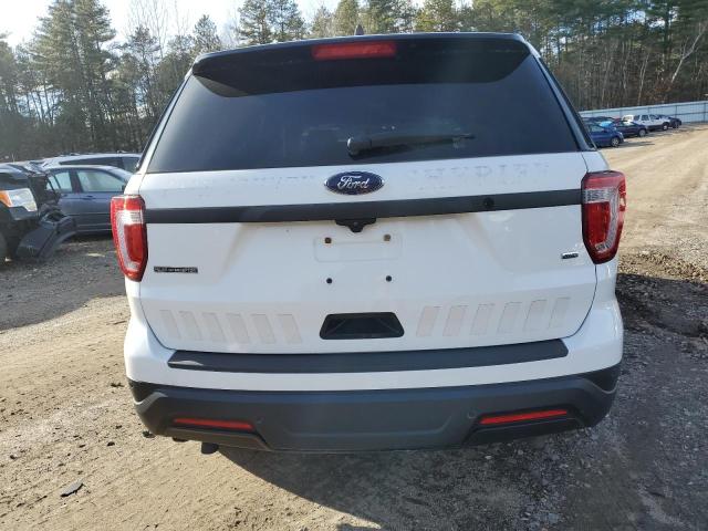 1FM5K8AR1JGA32200 - 2018 FORD EXPLORER POLICE INTERCEPTOR WHITE photo 6
