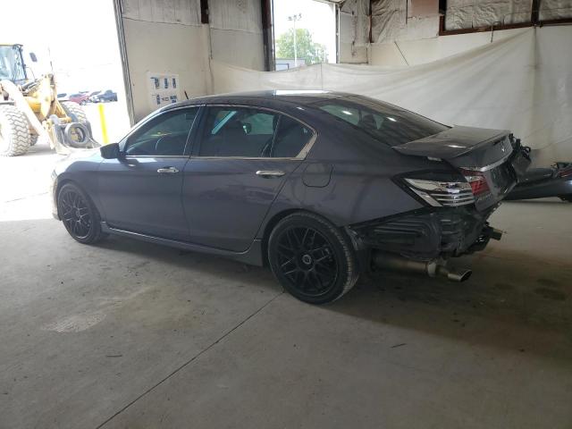1HGCR2F51HA186592 - 2017 HONDA ACCORD SPORT GRAY photo 2