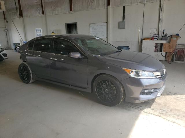 1HGCR2F51HA186592 - 2017 HONDA ACCORD SPORT GRAY photo 4