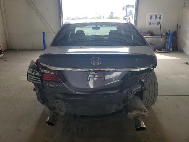 1HGCR2F51HA186592 - 2017 HONDA ACCORD SPORT GRAY photo 6