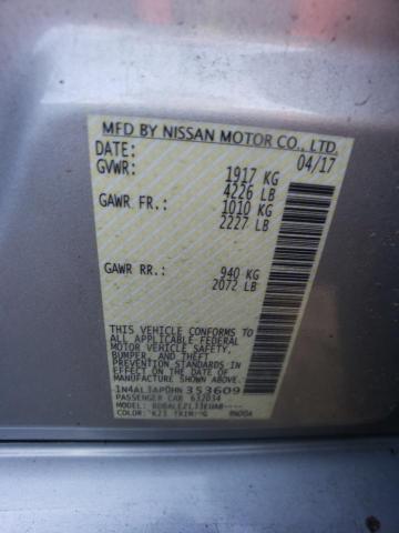 1N4AL3AP0HN353609 - 2017 NISSAN ALTIMA 2.5 SILVER photo 12