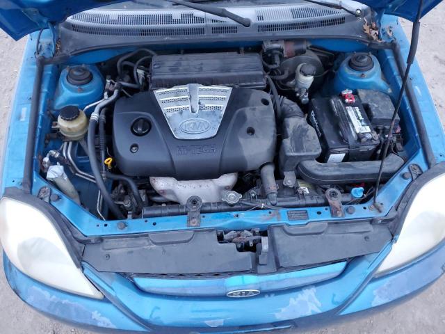 KNADC125656365467 - 2005 KIA RIO BLUE photo 11