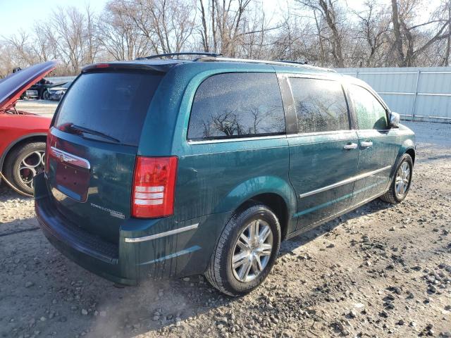 2A8HR64X59R558229 - 2009 CHRYSLER TOWN & COU LIMITED GREEN photo 3