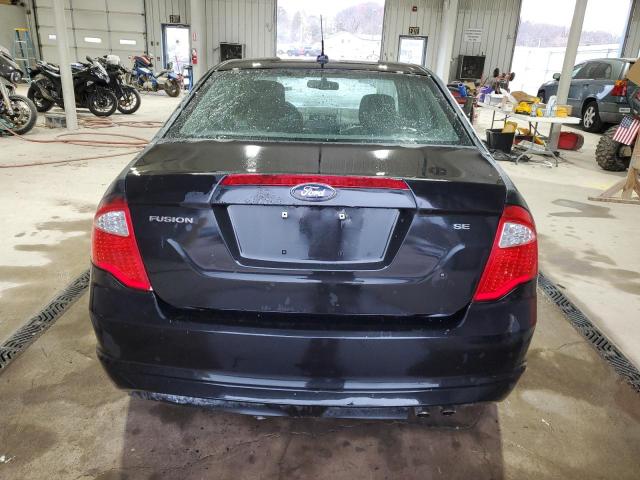 3FAHP0HA6BR259810 - 2011 FORD FUSION SE BLACK photo 6