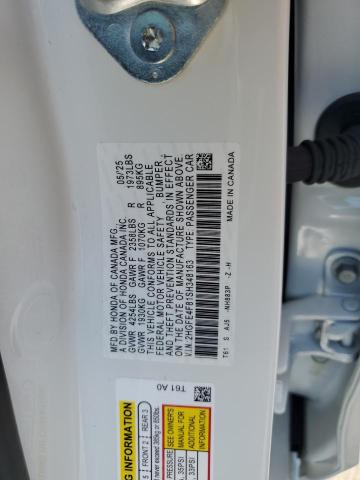 2HGFE4F81SH348163 - 2025 HONDA CIVIC SPORT Ağ foto 12