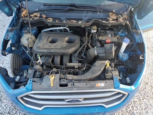 MAJ6P1UL1JC211908 - 2018 FORD ECOSPORT SE BLUE photo 11