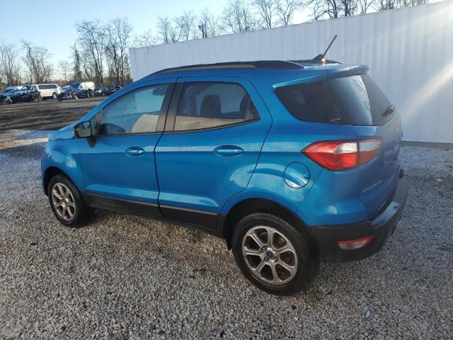 MAJ6P1UL1JC211908 - 2018 FORD ECOSPORT SE BLUE photo 2