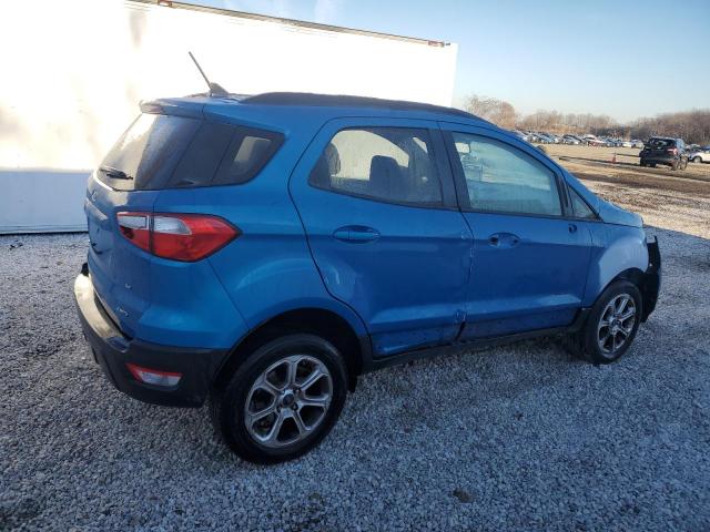 MAJ6P1UL1JC211908 - 2018 FORD ECOSPORT SE BLUE photo 3